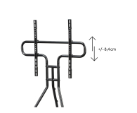 Hama Stojak do TV typu sztaluga VESA 600x400 75" MAX 40 KG czarny - 1516984 - zdjęcie 3